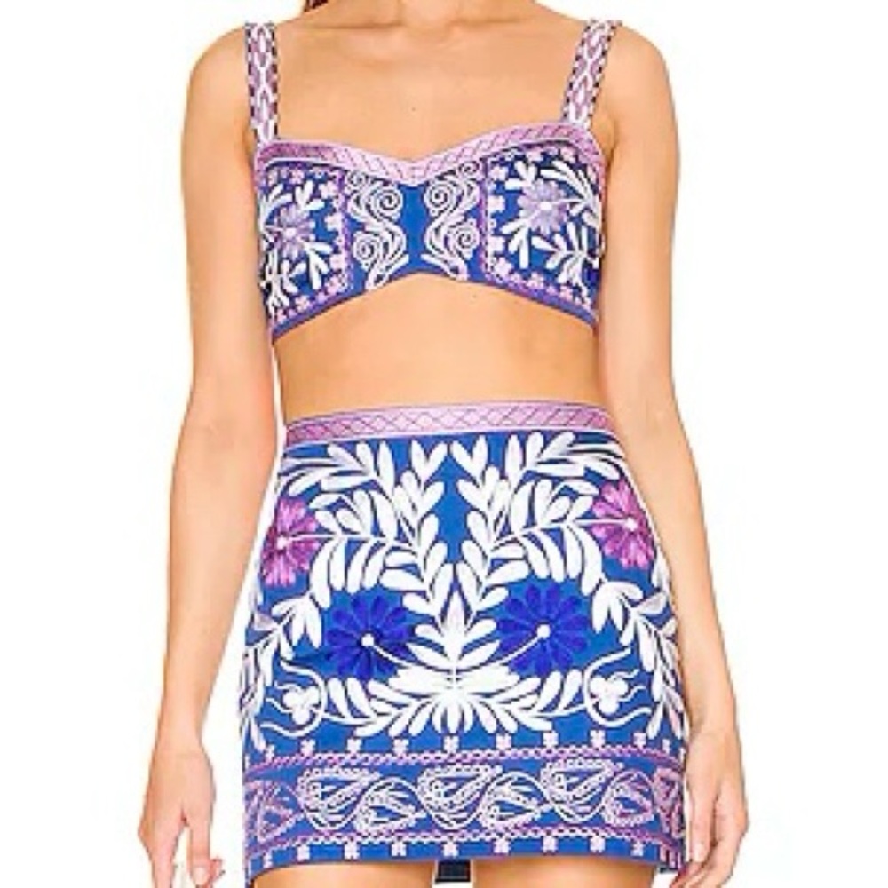Alexis Lei Top and Edlie Skirt in Pink